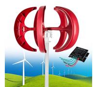 XJBWSDE 14000W Vertical Wind Turbine Generator Kit for Home Use, 12V/24V with Controller, Three-Phase AC Permanent Magnet Windmill for Renewable Energy Solutions