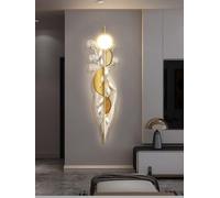XJBWSDE Acrylic Wall Sconce, Creative 3D Metal Wall Art, Acrylic Wall Decoration, Eye-Catching Addition for Livingroom, Office(12.6 X 47.2IN)