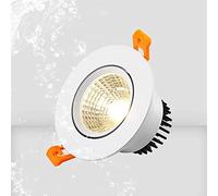 XJBWSDE LED Recessed Downlight Embedded Waterproof Spotlight LED Ceiling Light IP65 Dustproof Kitchen Bathroom Shower Toilet COB Anti-Fog Downlight Recessed Lighting
