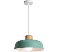 XJBWSDE Nordic Chandelier for Home Lighting Modern Pendant Light Creative Kitchen Island Suspended Hanging Lights Aluminum LED Bedroom Restaurant Kitchen Ceiling Lighting E27 Fixture(Green,30cm)