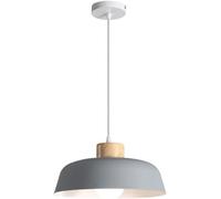 XJBWSDE Nordic Chandelier for Home Lighting Modern Pendant Light Creative Kitchen Island Suspended Hanging Lights Aluminum LED Bedroom Restaurant Kitchen Ceiling Lighting E27 Fixture(A Gray,30cm)