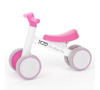XJD Baby Balance Bike 1 Year Old Adjustable Seat Toddler Ride On Toys for 10-24 Months Baby Trike Garden Toys First Bike 1 st Birthday Toys for Girls Boys Toddler bike No Pedals (White Pink)