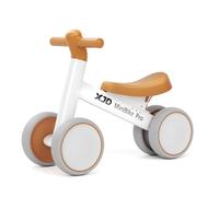 XJD Baby Balance Bike 1 Year Old Adjustable Seat Toddler Ride On Toys for 10-36 Months Baby Trike Garden Toys First Bike 1 st Birthday Toys for Girls Boys Toddler bike No Pedals (White Brown)