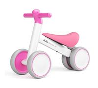 XJD Baby Balance Bike 1 Year Old Toddler Ride On Toys for 10-24 Months Baby Trike Garden Toys First Bike 1 st Birthday Toys for Girls Boys Toddler bike No Pedals (Pink White)