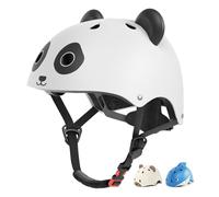 XJD Kids Helmet Toddlers Bike Helmet Age 3-13 Years Adjustable Skateboard Helmet for Cycle BMX Scooter Roller Skating for Children Boys/Girls (panda, XXS)