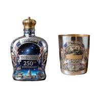Xjdzineq 250th Anniversary Themed Whiskeys Bottle Showcasing Bright Hues and Excellent Spirit Drinking Cup Decorative Whiskeys Bottle