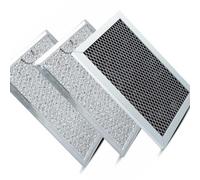 Xjdzineq 2Pcs Charcoal and Grease Filter for Multiple Microwave Models Including JVM6175 Series Grease Filter for Microwave