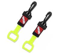 Xjdzineq 2Pcs Octopuses Mouthpieces Retainer with Spring Clip 2nd Stage Regulator Keeper for Diver and Snorkelers Enduring Octopuses Mouthpieces Retainer with Spring Clip