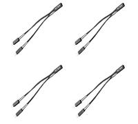 Xjdzineq 2Pin Female Double Male Divider Cable Mainboard Power Reinitialize Change Link Tall Conductivity Bronze Wire Building Y Molded