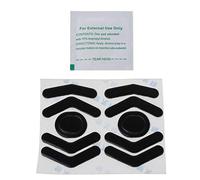 Xjdzineq 2Set / Pack 0.6mm Feet Pads Sticker for G604 Glides Skates Black Set Stickers