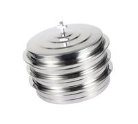 Xjdzineq 304 Stainless Steels Stackable 39 Cup Communion Serving Tray Space Saving Wine Cup Holder for Worship Gatherings Supplies Tray