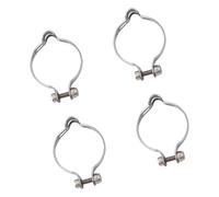 Xjdzineq 4lots Bike Guide Adapter Brake Hose Clamps Front Fork Cable Buckles Button Fixed Tubing Clip Bicycles Repair Part Universals Bike Brake and Gear Cable Holder