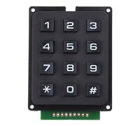 Xjdzineq 4x3 Matrixes Array 12 Membrane Switches Keypad Keyboard 3x4 Control Panel Microprocessor Keyboard Controller