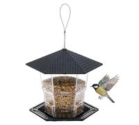 Xjdzineq ABS Constructed Folding Feeder Providing 1L Big Capacity Designed for Simple Hanging in Gardens and on Trees Hummingbird Feeder