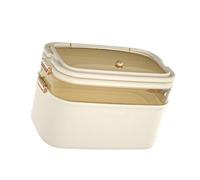 Xjdzineq ABS First Box with See Through Top and Ergonomic Handle Multilayer Bolus Container