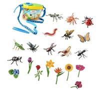 Xjdzineq Accurate Tiny Arthropod Figures Intended for Interactive Education and Exploration Educational Fly Dolls