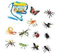 Xjdzineq Accurate Tiny Arthropod Figures Intended for Interactive Education and Exploration Educational Fly Dolls