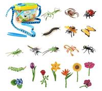 Xjdzineq Accurate Tiny Arthropod Figures Intended for Interactive Education and Exploration Educational Fly Dolls