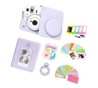 Xjdzineq Album Lens Frame Bundle for Model 13 Camera, Purple | Crossbody Case Clear Shell Decor Carry Travel Storage Display Package