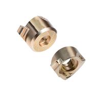 Xjdzineq Brass Front Axles Upgrades Steering Knuckles Assembly for 1/30 Scale Radio Controlled Crawlers Vehicle Brass Front Rod Steering Cup