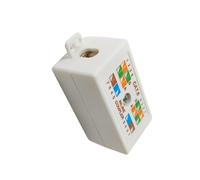 Xjdzineq Cat6 Junction Box RJ45 Splices Connectors Unshielded Punching Down Type Coupler for Cat6 Ethernet Cable Accessories Data Center Networking