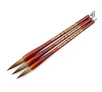 Xjdzineq Chinese Calligraphy Wolf Brush Sumi Paint Brush Pen for Beginner Calligraphy Antithetical Couplet Writing Chinese Pen for Painting Watercolor Antithetical Couplet Writing Drawing