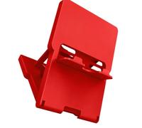 Xjdzineq Compact Screen Stand with Fold Flat ABS Build, Red | Tabletop Console Rest for NS 2 Dorm Rooms, Hotel Viewing, Daily Carry