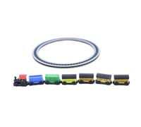 Xjdzineq Creative Miniature Train Set for 1/12 Doll House Landscape with Tracks Scene Display Doll House Accessories