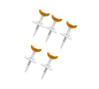 Xjdzineq Cup Golf Set for Practice Rounds, 5 Pack Nylon Ball Tees with Height Guide Lines for Golf Setup Use for Shot Practice and Wide Cup Top or Use