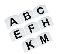 Xjdzineq Dressage Letters Wall Mounted Arenas Markers for Event and Equestrians Athletes Includes Arenas Letter Wall Mount Signs