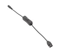 Xjdzineq Easily Connect Multiple to Power Source DC5.5x2.1mm to 4Pin Fan Power Adapter Cable 2464-22AWG Line Speed Measurement Function