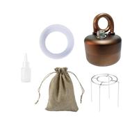 Xjdzineq Efficiency Metal Liquor Stove Burning Device Metal Texture Suitable for Boiling Water and Cooking in the Wilderness High Efficiency Camp Stove