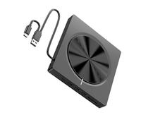 Xjdzineq Fast Speed External DVDs Drives USB3.0 Type C CDs Burners Featuring 4 USB Port and SDTF Card Readers Type C Optical Drives