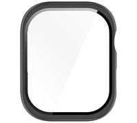 Xjdzineq Full Coverage Smartwatch Integrated PC Glass Screen Protector Hard Sleeve Case Indoor Outdoor Use Prevents Damage Antiscratch