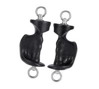 Xjdzineq Grip Handles with Metal Rings for Pull Down Machines and Cable Workouts with Ergonomic Shape and Strong Build Workout Handle for Gym Equipment