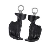 Xjdzineq Grip Handles with Metal Rings for Pull Down Machines and Cable Workouts with Ergonomic Shape and Strong Build Workout Handle for Gym Equipment