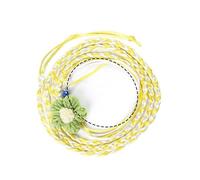 Xjdzineq Hamster Leash Harness with Flower Design Walking Rope for Small Animal Funny Entertainment Easy to Carry Soft Escape-Proof Harness with Floral Pattern
