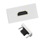 Xjdzineq HDTV Female to Female Socket Connector Module for Wall Face Plate Easy Installation Home Theater Accessories HDTV Module