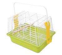 Xjdzineq Iron Wire Travel Use Bird Cage with Perch and Easy Maintenance Design for Small Birds Spacious Bird Carriers for Conures