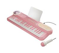 Xjdzineq Kids 37 Electronic Keyboard Toy with Singing Microphone and Music Learning Features for Preschool Educational Toy Children Music Learning Keyboard