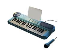 Xjdzineq Kids 37 Electronic Keyboard Toy with Singing Microphone and Music Learning Features for Preschool Educational Toy Children Music Learning Keyboard