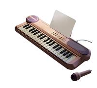 Xjdzineq Kids 37 Electronic Keyboard Toy with Singing Microphone and Music Learning Features for Preschool Educational Toy Children Music Learning Keyboard