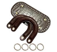 Xjdzineq Multifunctional Handbag Accessories Set Practical PU Leather Purse Bottoms for Crocheting Handbag Handles Making Diyer Set