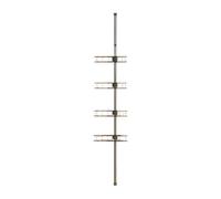 Xjdzineq Multiple Layer Bathroom Organizers Rack Featuring Adjustable Hook and Drain Holes for Efficient Sponge Storage Bathroom Shelf