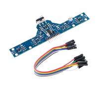 Xjdzineq Multiple Sensorings Line Follower Module for Robotics Projects with Real Time Pathes Detection Infrareds Sensorings Array