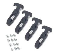 Xjdzineq Of 4 Flexible T Handle Latches with Mounting Hardware for Cabinet Drawer Enclosure Golf Cart Accessory