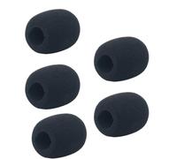Xjdzineq Pack of 5 Microphone Sponges Covers Advanced Winds Foam Reduction Durability Design for Panel Discussions Speech Systems Microphone Windscreen Foam Filter