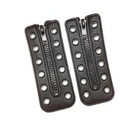 Xjdzineq PU Leather Shoelace Zippered Closure Replacement with 8 Holes for Men Women Boot Footwear Accessories Shoe Lace Zipper