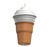 Xjdzineq Quick Freezer Treat Maker ABS Texture Ice Cream Machine Suitable for Various Drinks or Smoothie Homebrewed Machine