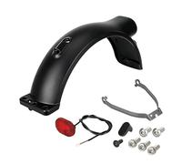 Xjdzineq Rear Light and Metal Brackets Durability Mudguard Mount and LED Light for Kick Scooters Easy Installation Scooters Rear Mudguard Taillight Accessory